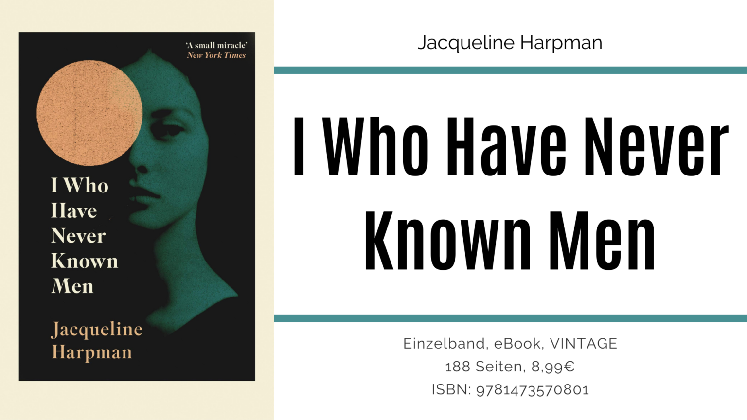 [Review] I Who Have Never Known Men by Jacqueline Harpman
